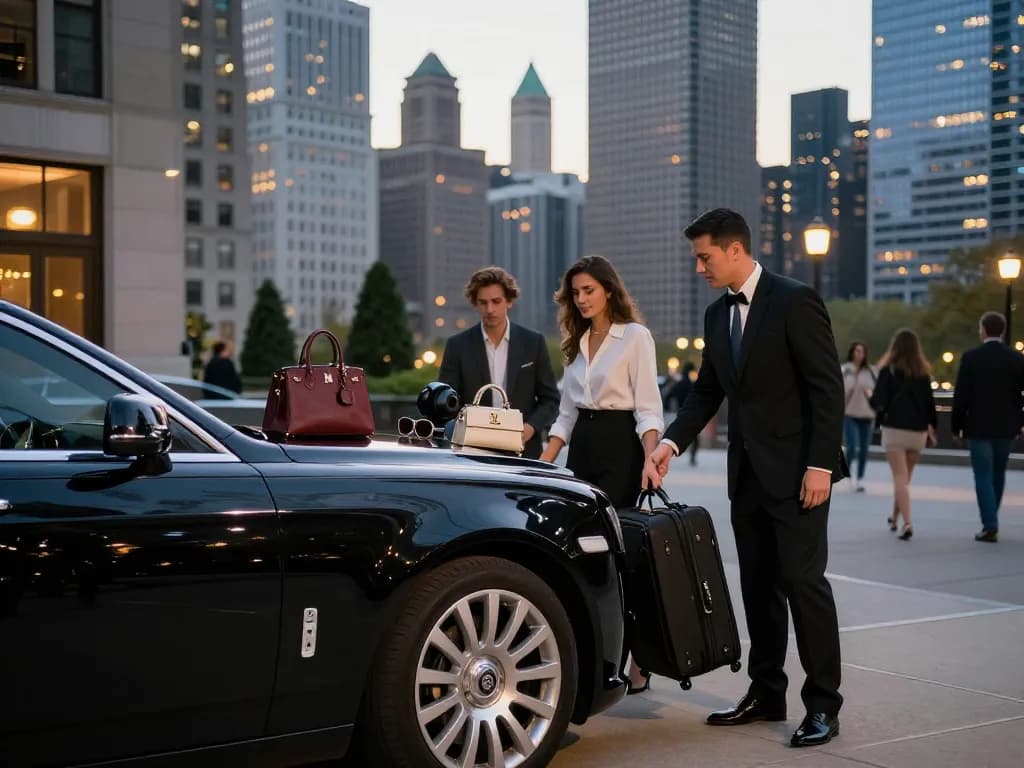 Experience our black car service in Chicago with professional chauffeurs and luxury vehicles.