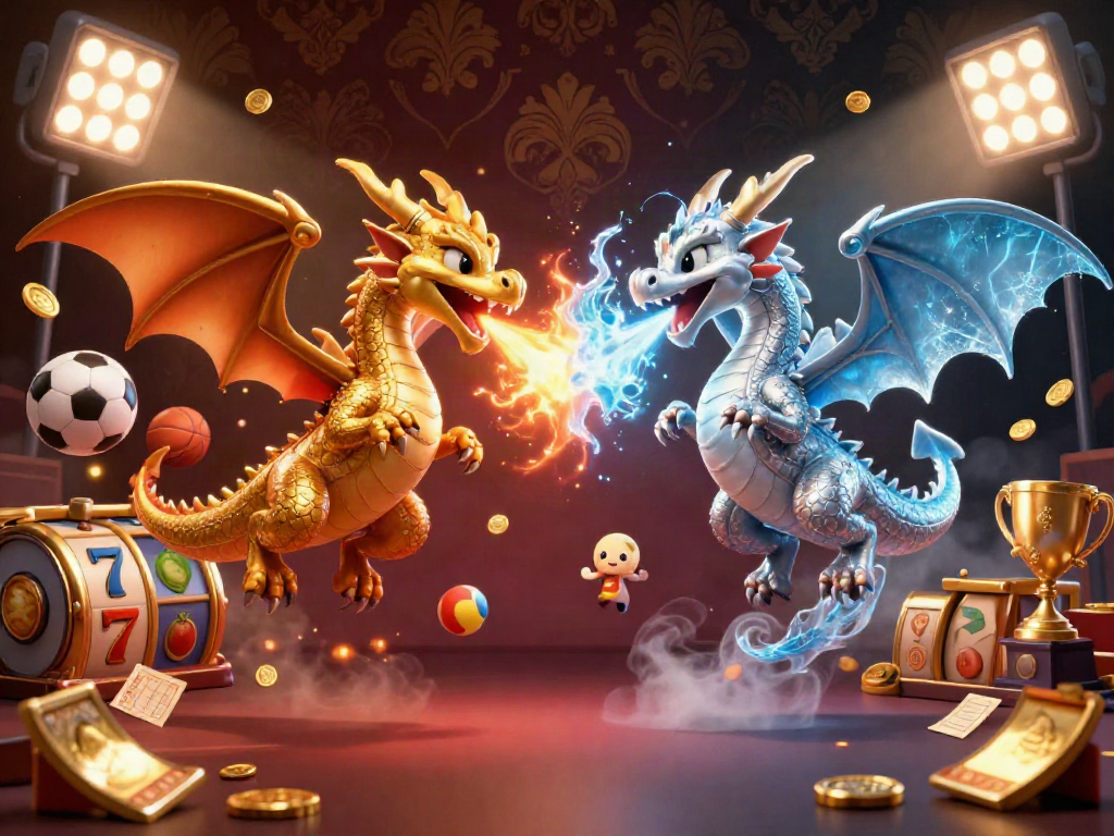 Engage with the fantastic world of YD88 featuring interactive dragons amidst dynamic slot game elements.