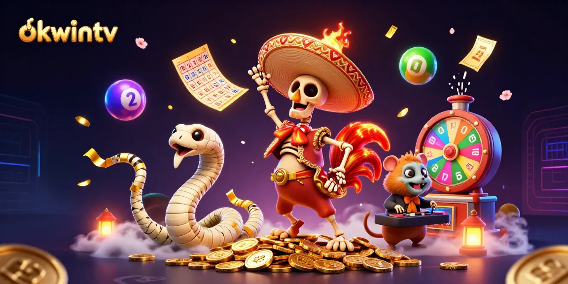 Experience thrilling gameplay with okwintv, featuring vibrant characters and dynamic gambling elements.