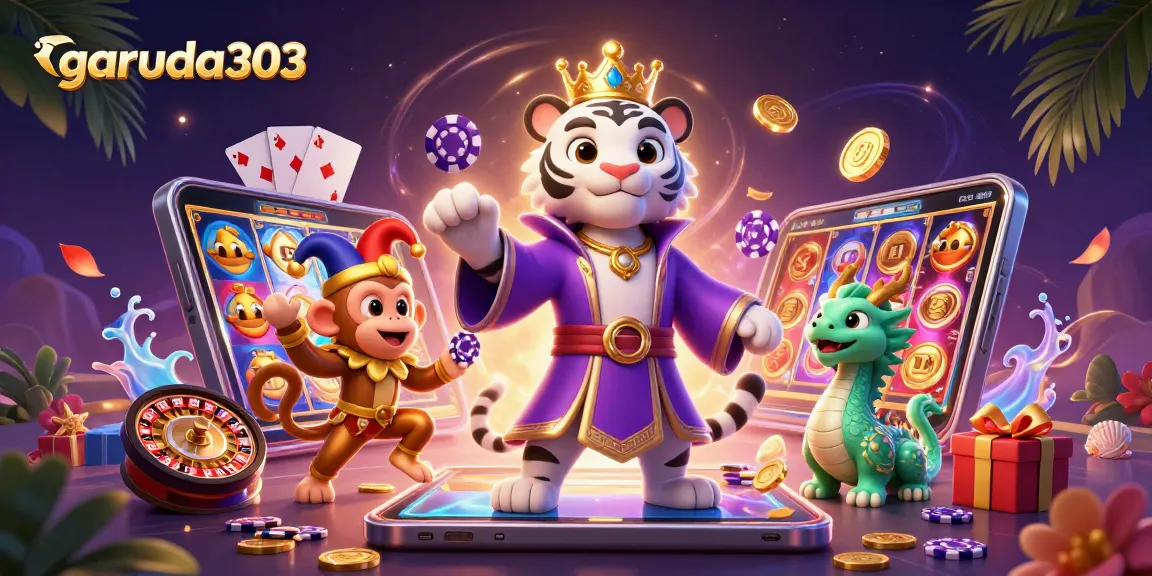 Experience exhilarating wins at garuda303 with dynamic poker chips and vibrant slot games.