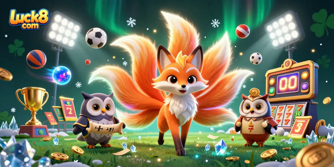 Experience thrilling games on Luck8 com with vibrant spirits and dynamic sports action in a captivating 3D scene.