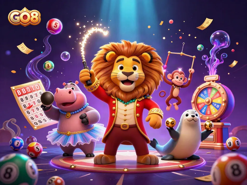 Roll with GO8 and enjoy vibrant casino action in an engaging 3D illustration full of fun.