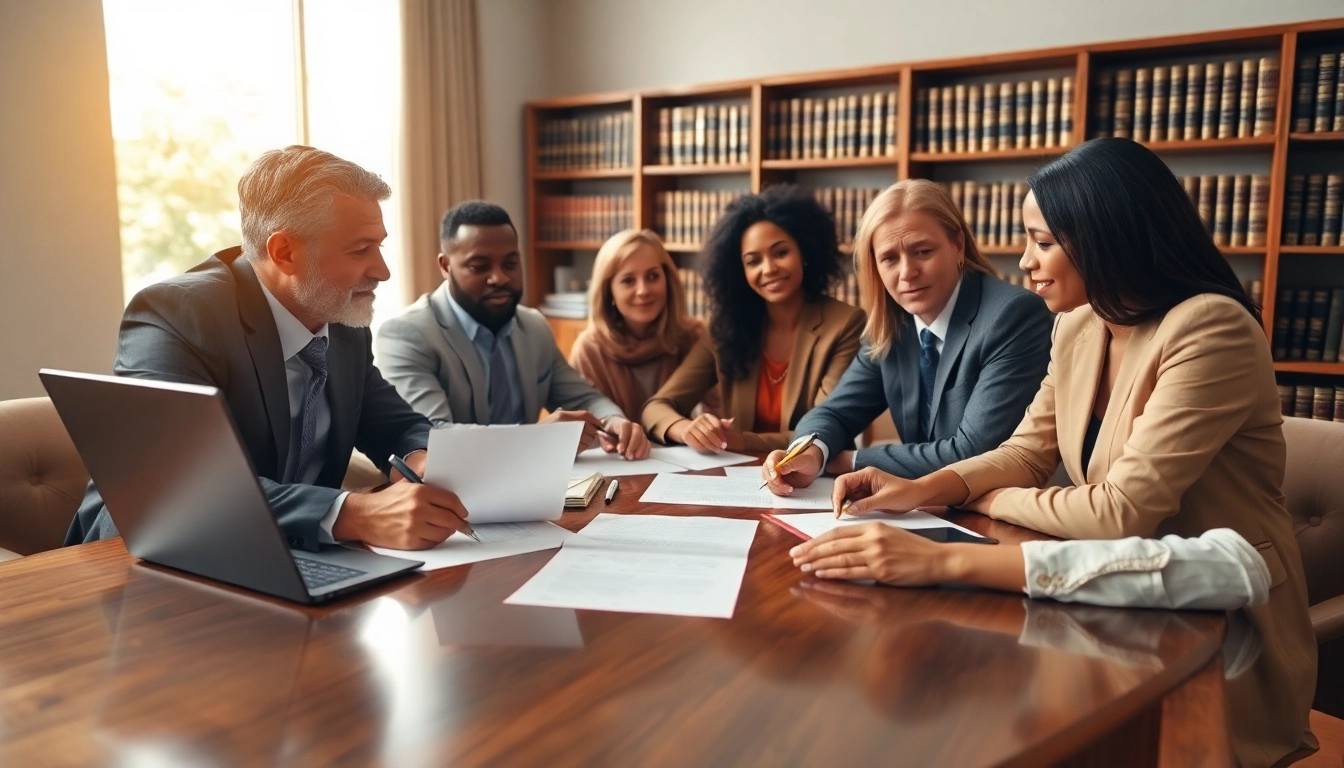 Engaged discussion on Power of Attorney in a professional office setting.