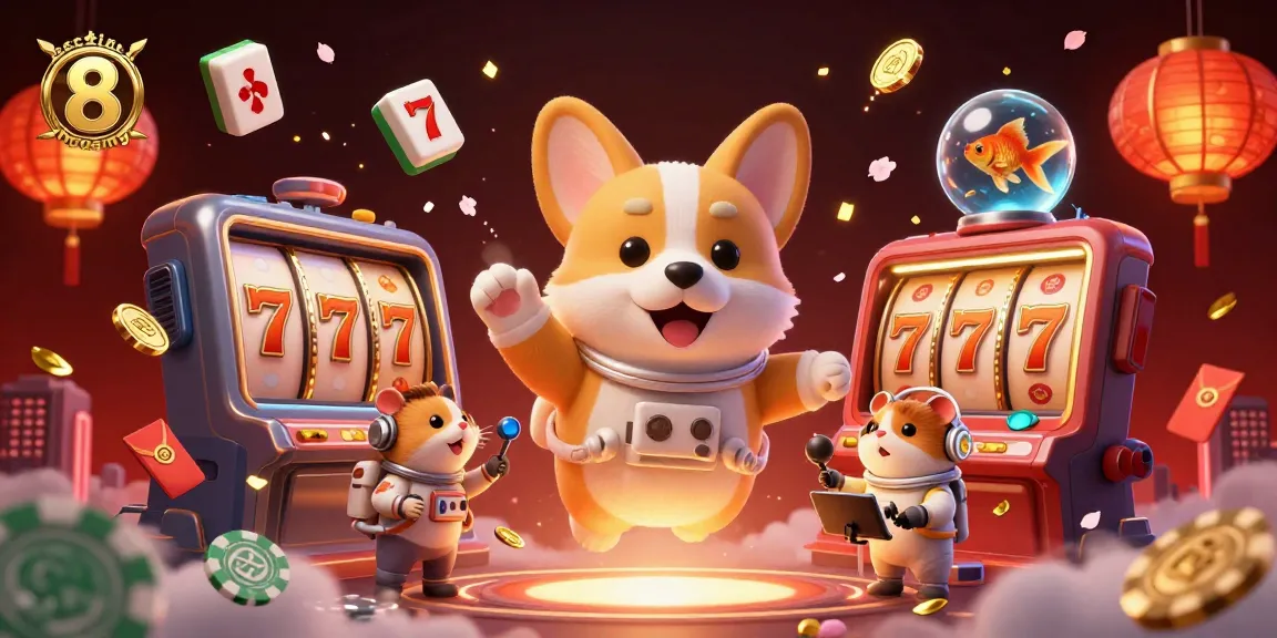 Experience thrilling section 8 housing adventures with floating slot reels and vibrant casino elements.