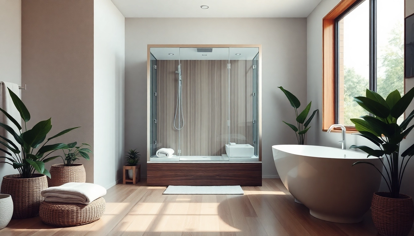 Erleben Sie die Eleganz der sonni Duschkabine in einem modernen Badezimmer-Design.