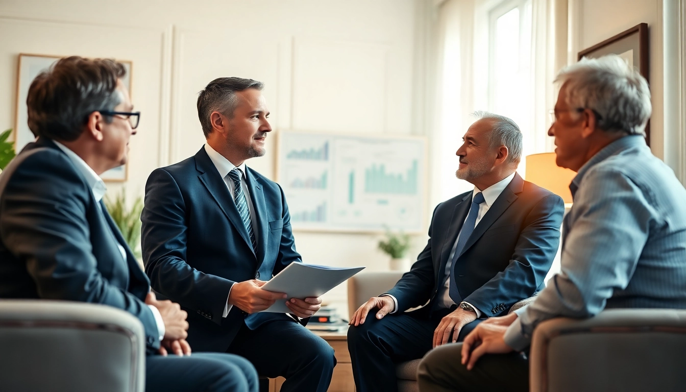 Engaging financial advisor discussing fiduciary hampton roads investment strategies.