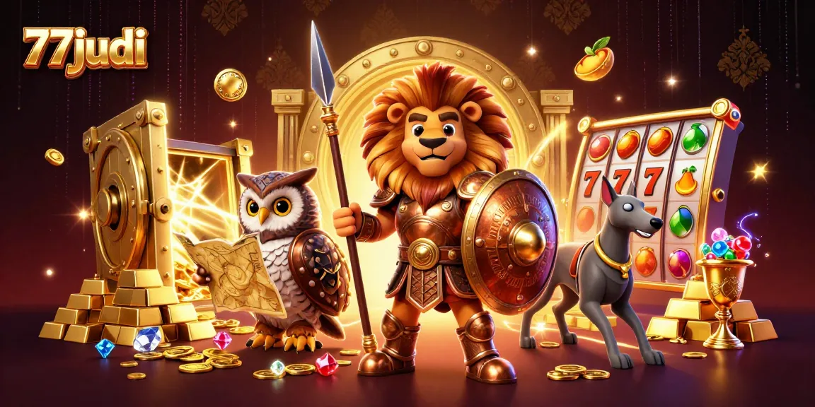 Play at 77judi's vibrant world of slots and treasures where luck meets strategy.