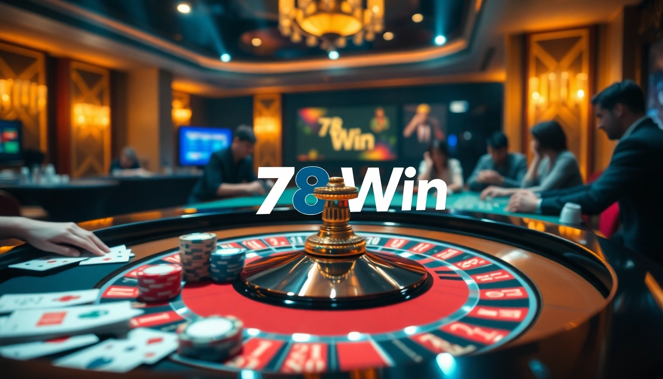 Experience thrilling gameplay at 78Win with vibrant casino visuals and engaging betting action.