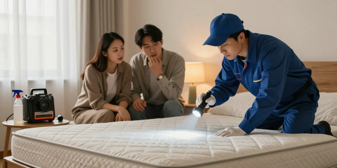 Professional bed bug treatment for a cozy bedroom with effective solutions.