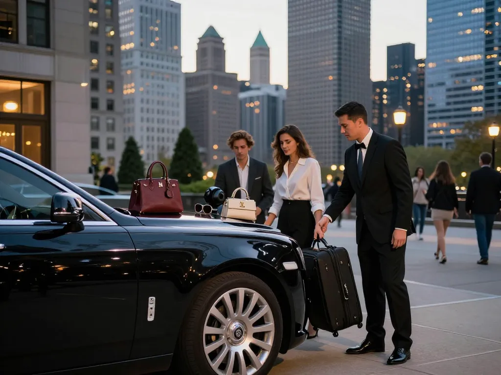 Experience our black car service in Chicago with professional chauffeurs and luxury vehicles.