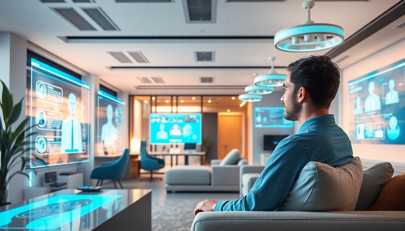 Engage with Crushon AI personas in a modern, high-tech workspace.