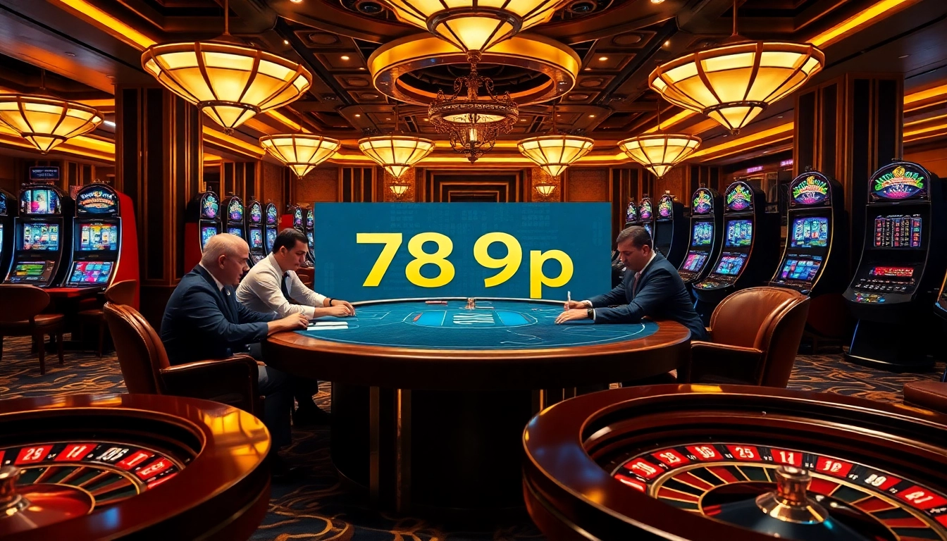 Experience the thrilling ambiance of 789p vip with high-stakes poker and vibrant slot machines.