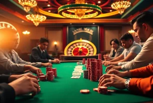 Experience high-stakes poker excitement at https://13win00.com/ with vibrant chips and intense players.