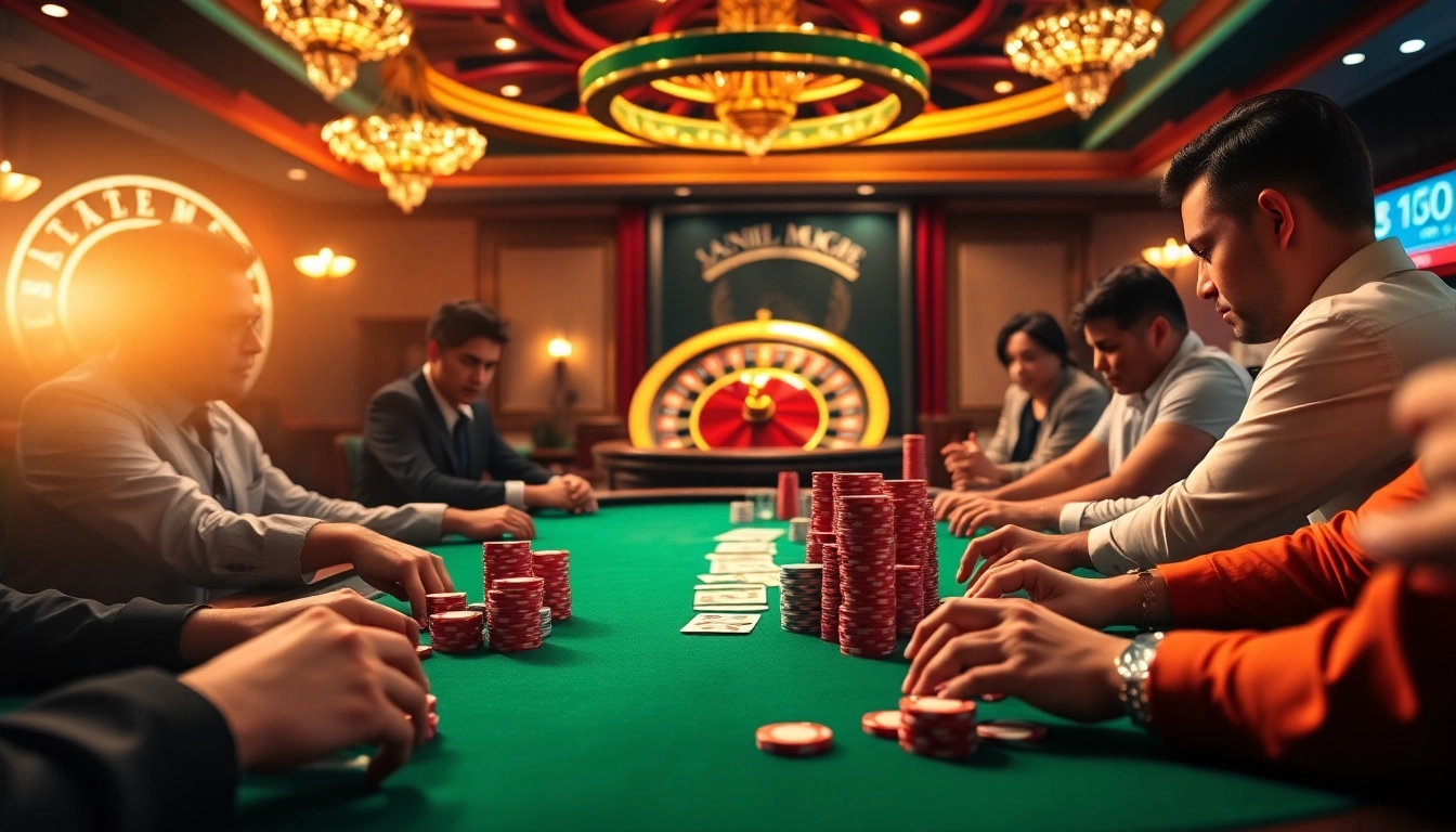 Experience high-stakes poker excitement at https://13win00.com/ with vibrant chips and intense players.