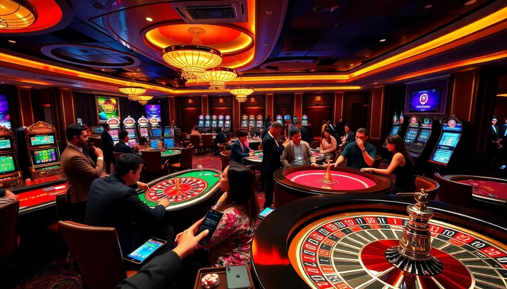 Experience the thrill of gambling at https://dh88.us/ with exciting poker tables and vibrant slot machines.