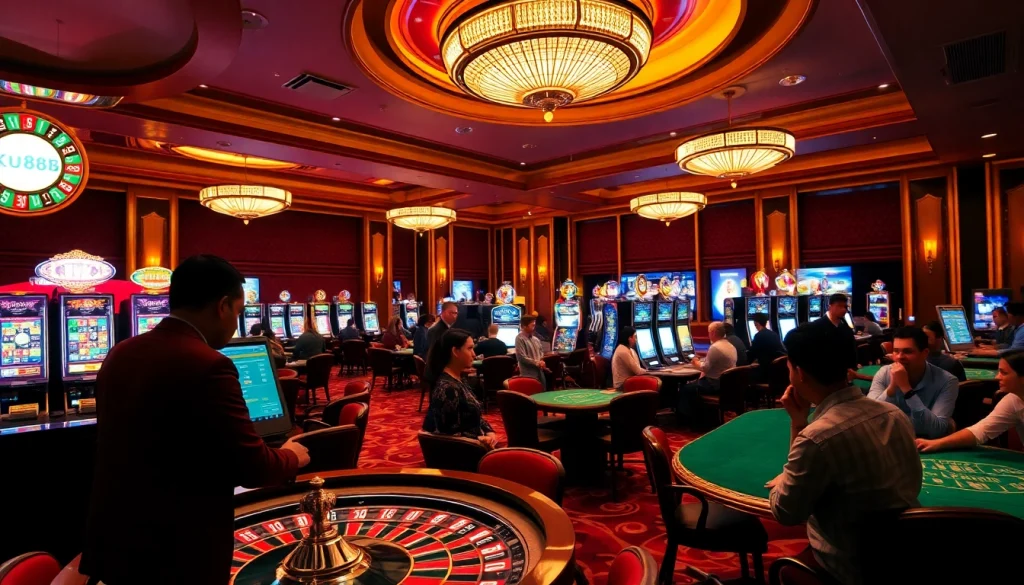 Experience the thrill of ku 88 betting with vibrant casino games and enthusiastic players.