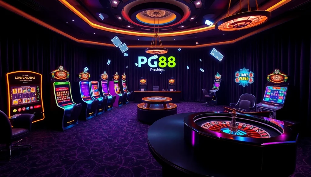 Experience the excitement of PG88 with vibrant casino games, digital slots, and live roulette.