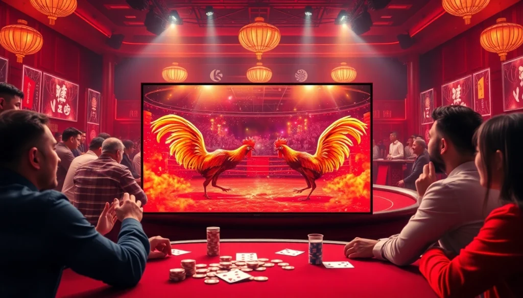 Experience thrilling stick-fighting action at đá gà bj38 with a vibrant online betting atmosphere.