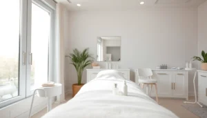 See bleached anuses before and after in a clean, professional treatment environment.