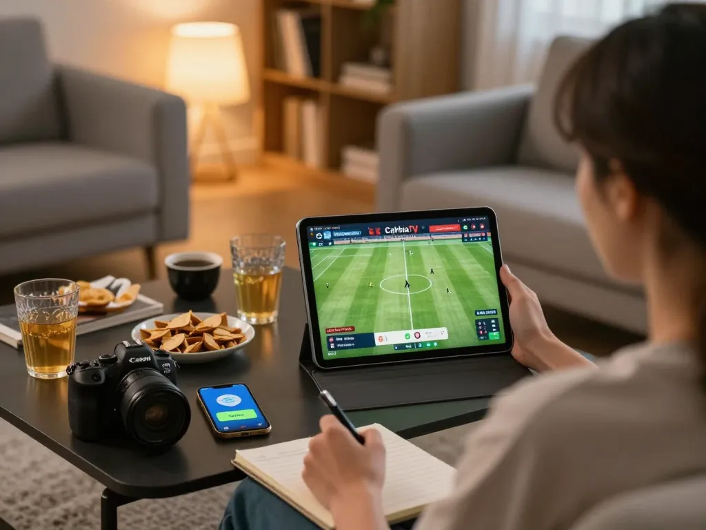 Watch live football on CAKHIATV from the comfort of home with engaging snacks and beverages.
