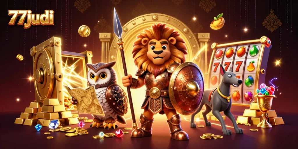 Play at 77judi's vibrant world of slots and treasures where luck meets strategy.