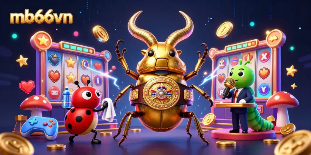 Engage in thrilling gameplay with mb66vn at the vibrant online casino, showcasing a dynamic gaming atmosphere.
