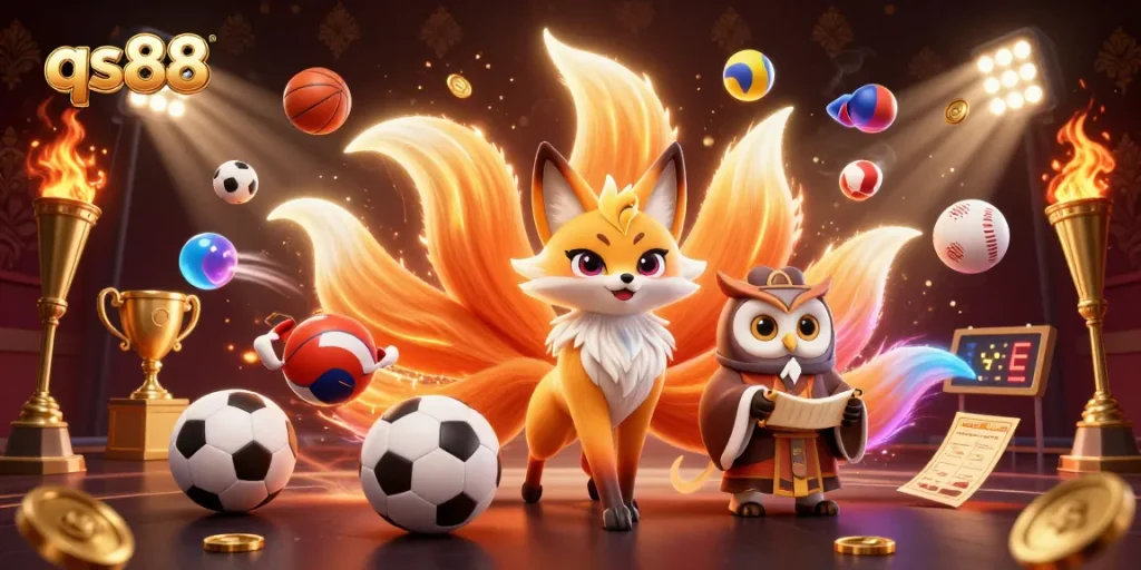 qs88 bets enhance excitement with colorful casino spirits illustrating online gaming strategy
